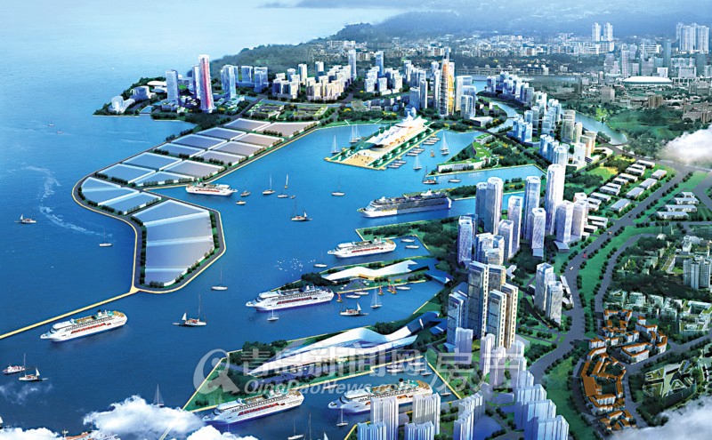 山東省青島郵輪母港項目采用伊人直播APP色版下载安装橡膠軟接頭產品